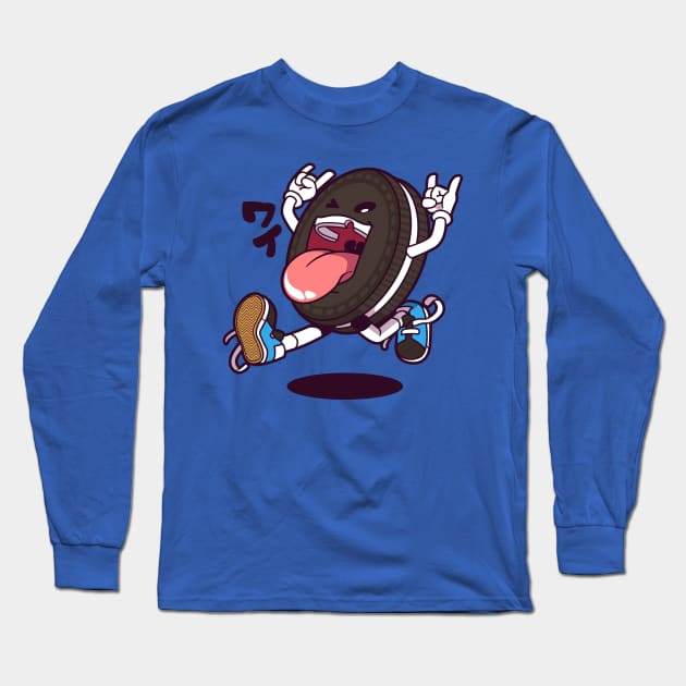 Cookie Jump Long Sleeve T-Shirt by mankeeboi